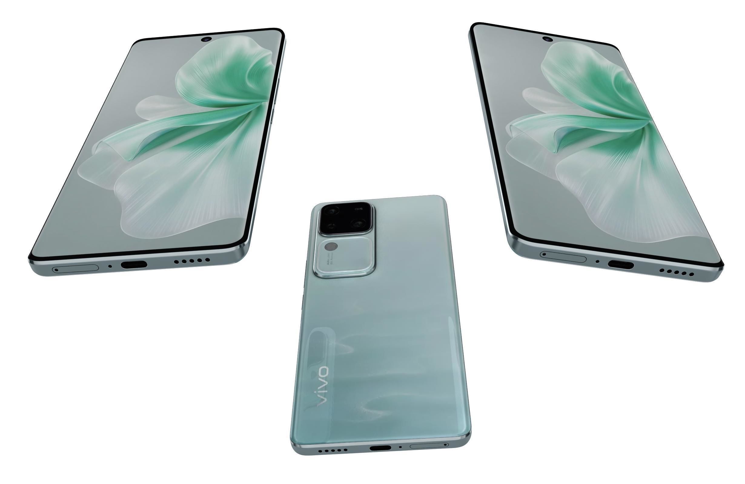 Vivo V30 Pro Waving Aqua 3D model_1