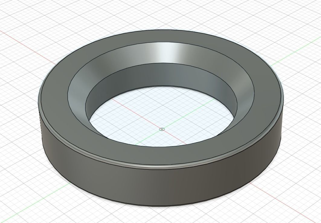 64MM Two and a half Inch Hole Dimple Die Free 3D print model_1