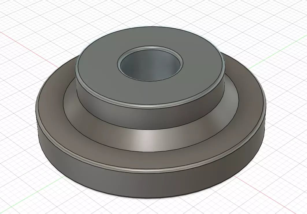 64MM Two and a half Inch Hole Dimple Die Free 3D print model_0