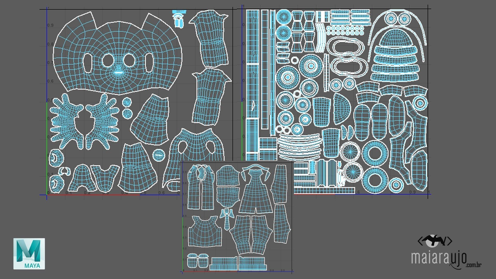 Sci-fi Scientist - Maya and Unity ready Low-poly 3D model_6