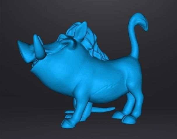 TIMON AND PUMBAA FIGURES SET PVC PLASTIC MODEL TOY KAWAII 3D print model_9