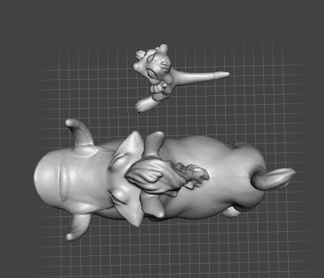 TIMON AND PUMBAA FIGURES SET PVC PLASTIC MODEL TOY KAWAII 3D print model_4
