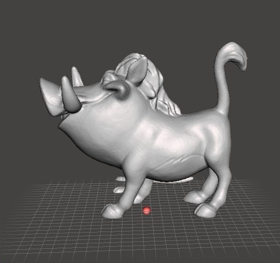 TIMON AND PUMBAA FIGURES SET PVC PLASTIC MODEL TOY KAWAII 3D print model_2