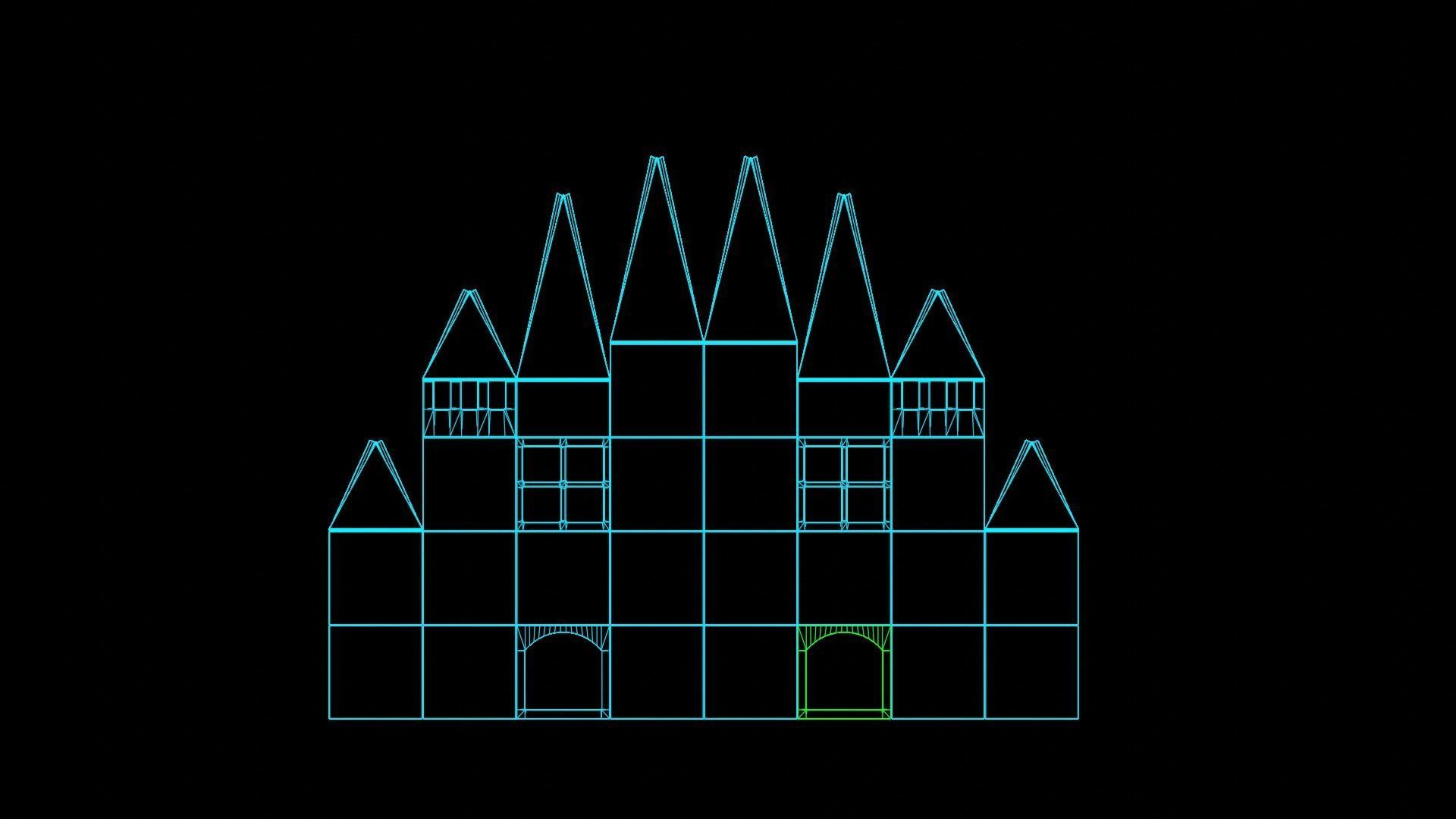 Magical Tiles Low-poly 3D model_4