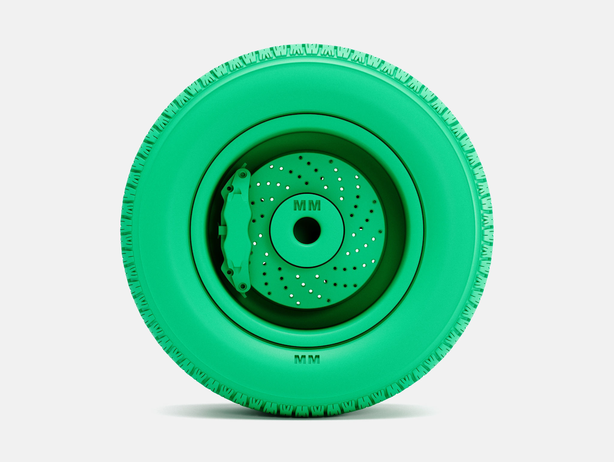 15x8 Keystone Klassic Wheel BFGoodrich Radial Tire 3D print model_2