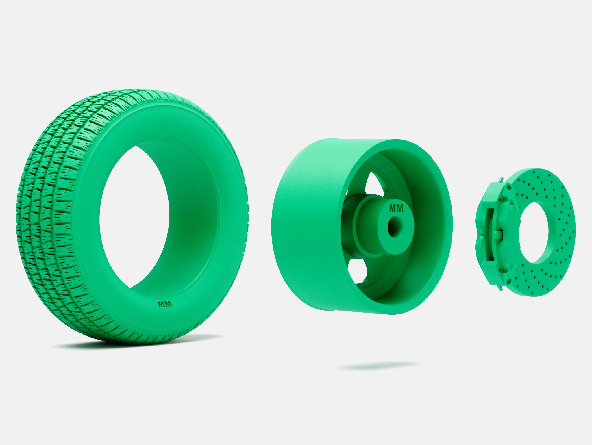 15x8 Keystone Klassic Wheel BFGoodrich Radial Tire 3D print model_4