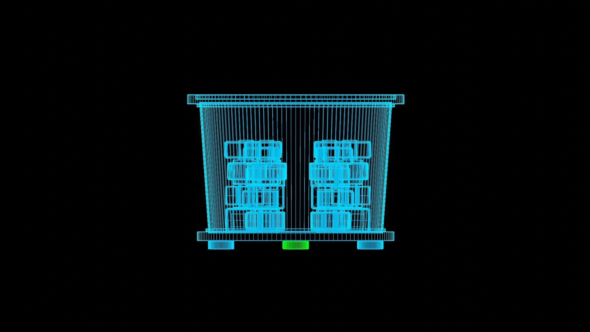 Toy shape sorter Low-poly 3D model_6