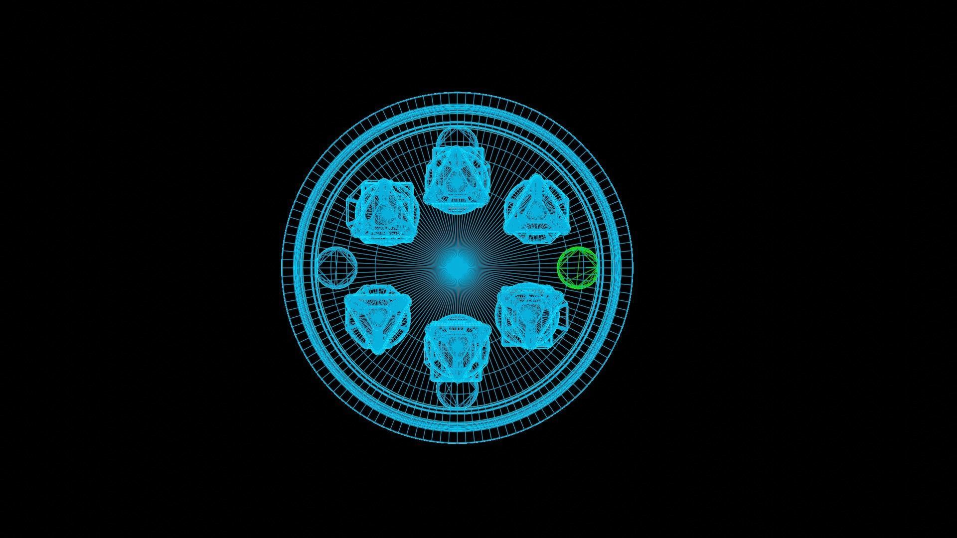 Toy shape sorter Low-poly 3D model_5