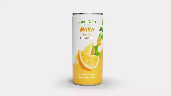 Malta Juice Drink 3D model