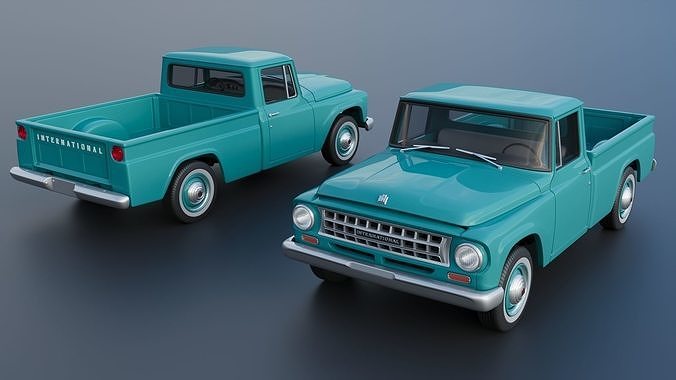 International Pickup 1964 3D print model 2