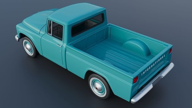International Pickup 1964 3D print model 7