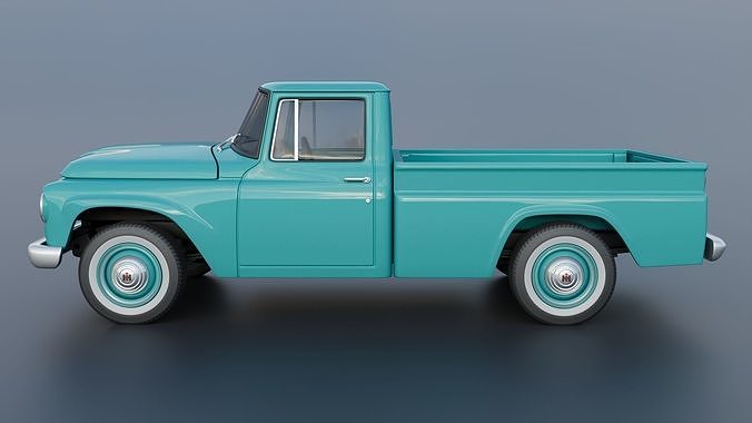 International Pickup 1964 3D print model 5