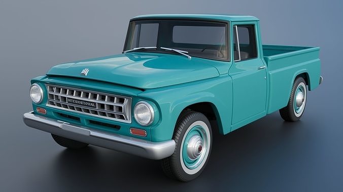 International Pickup 1964 3D print model 3