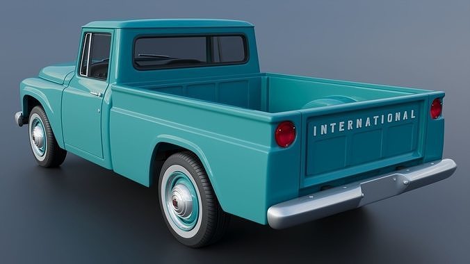 International Pickup 1964 3D print model 6