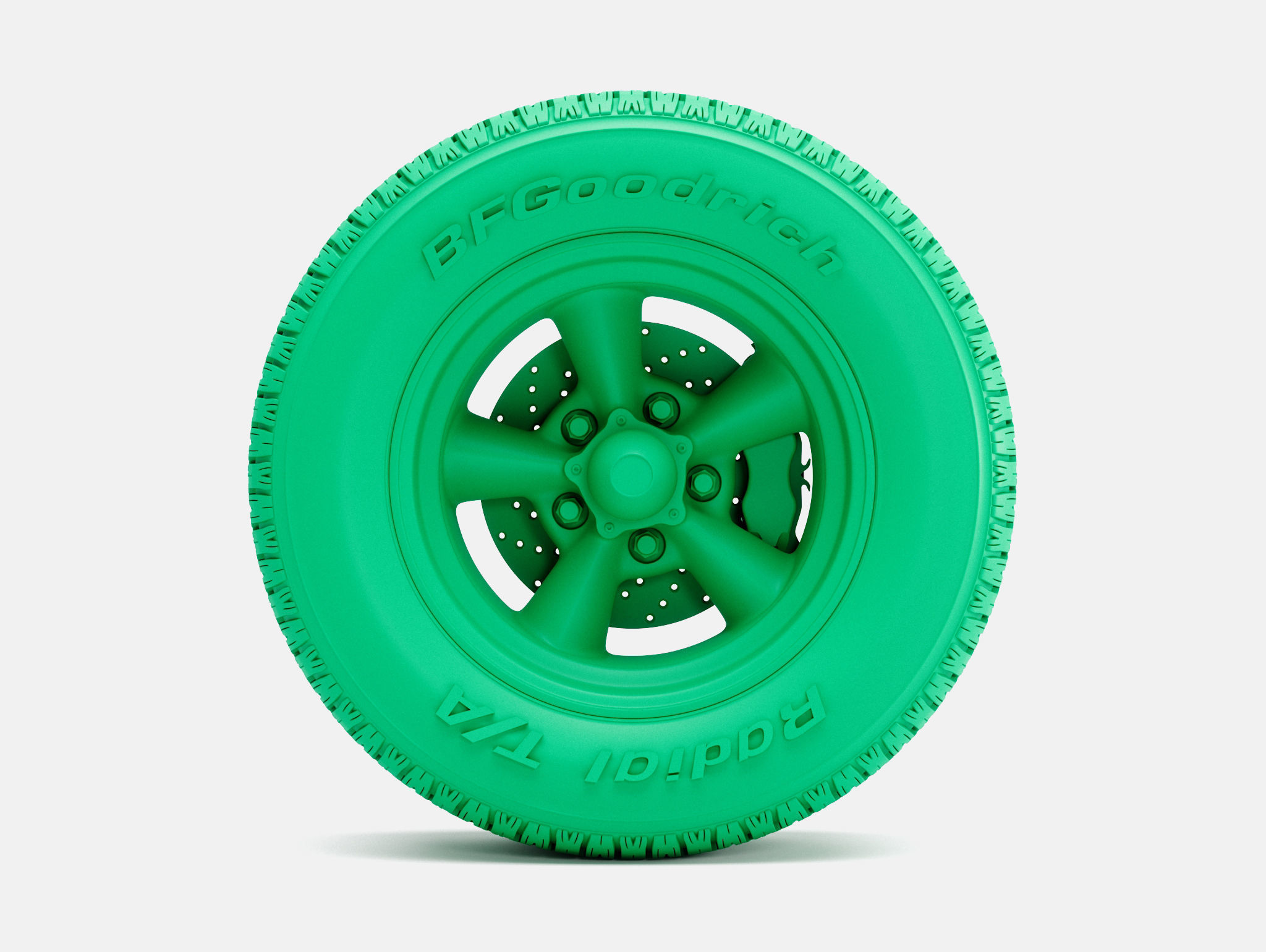 15x8 Torq Thrust D Wheel BFGoodrich Radial Tire 3D print model_1