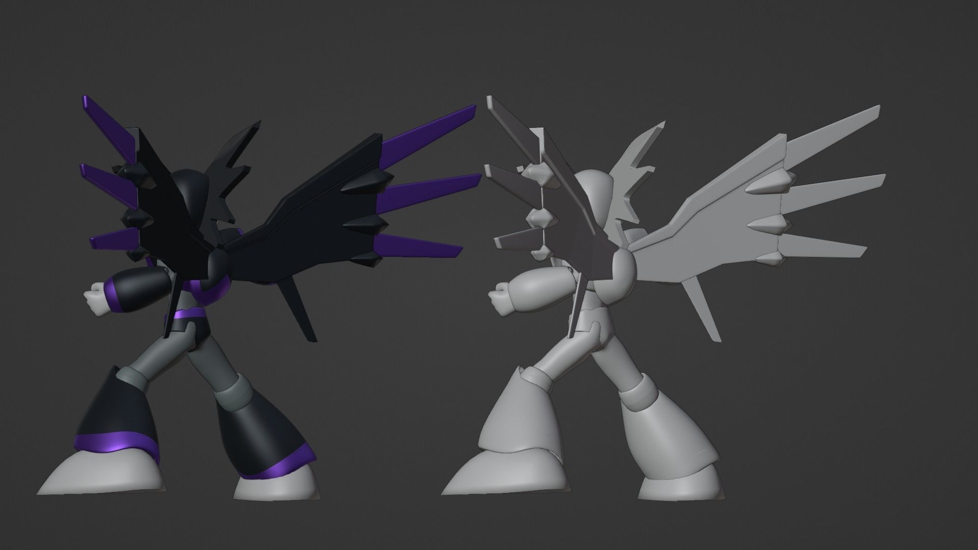 Super Bass - Megaman 3D model_19