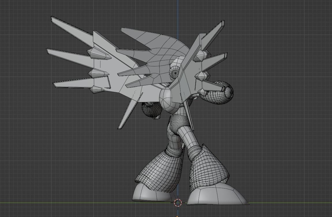 Super Bass - Megaman 3D model_12
