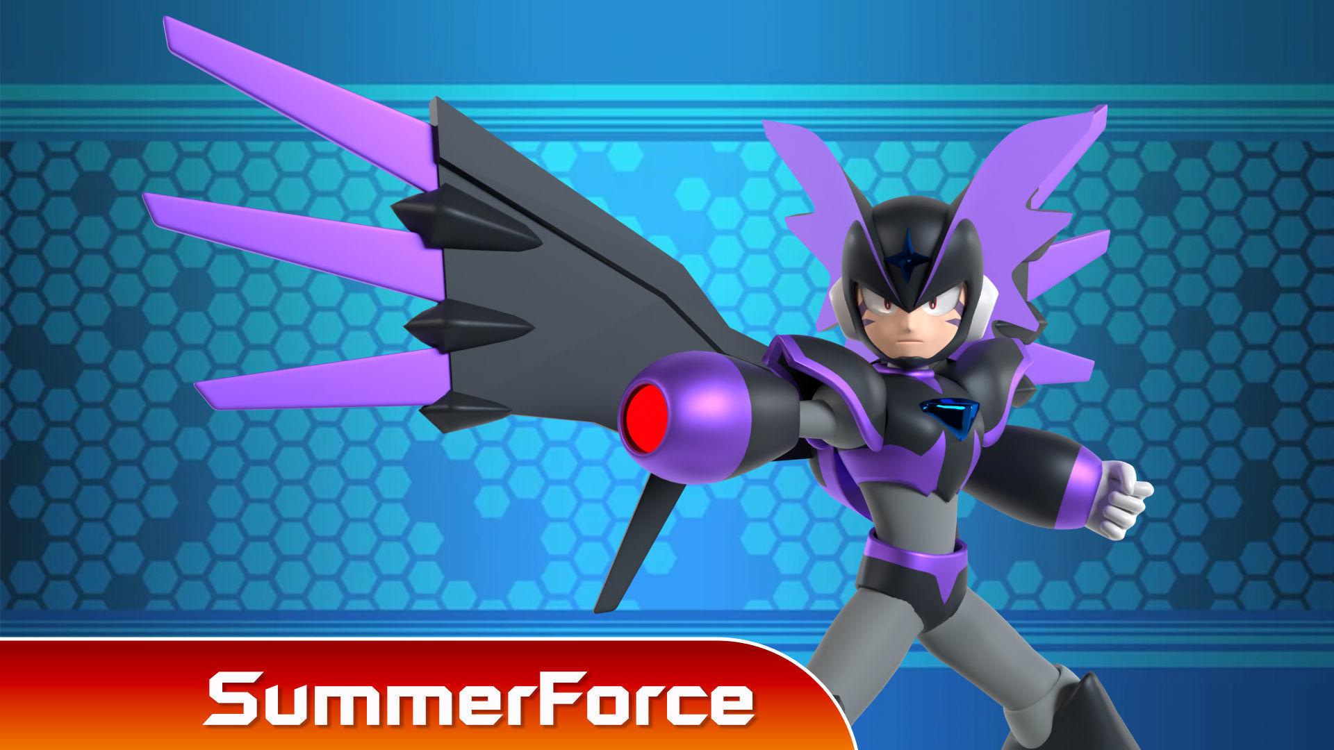 Super Bass - Megaman 3D model_1