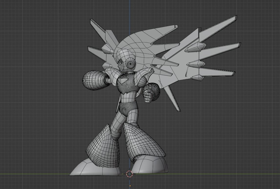 Super Bass - Megaman 3D model_10