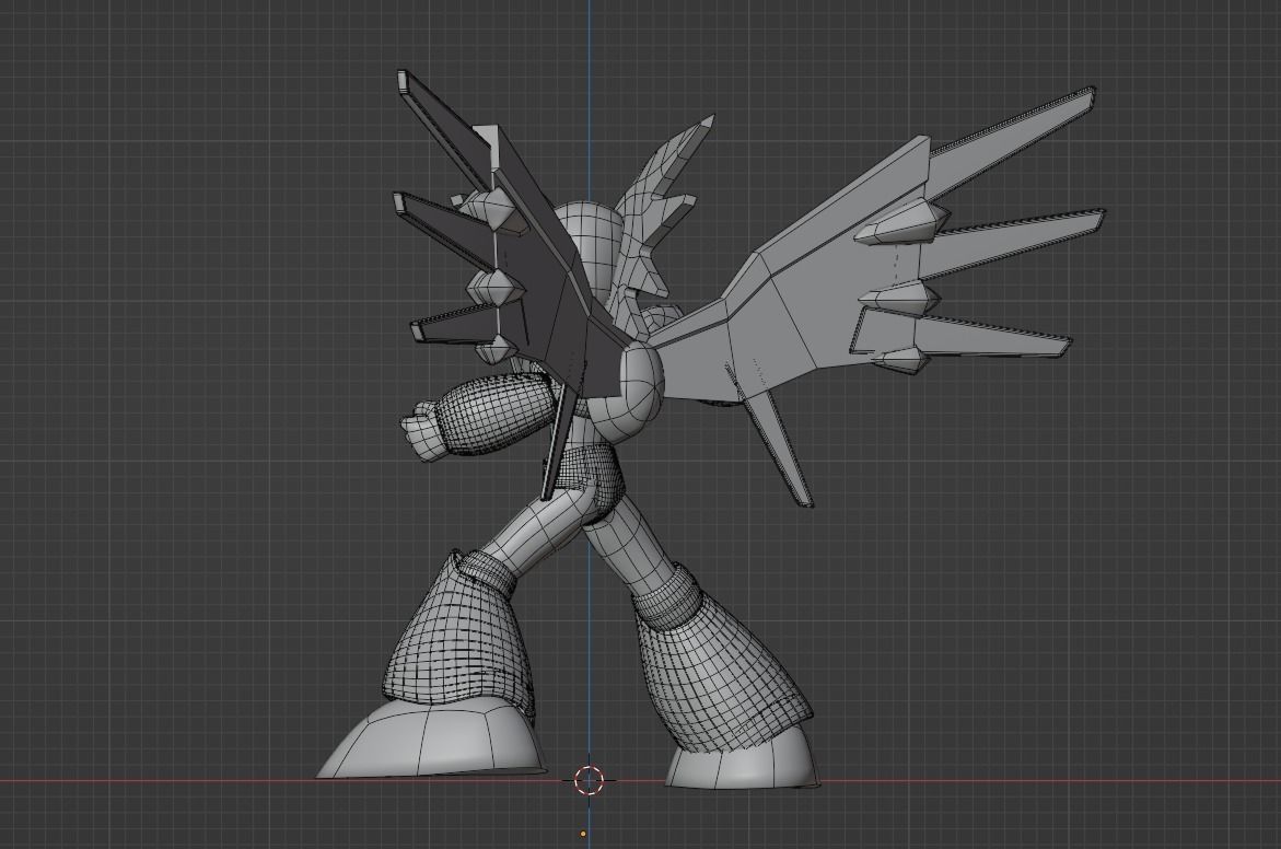 Super Bass - Megaman 3D model_11