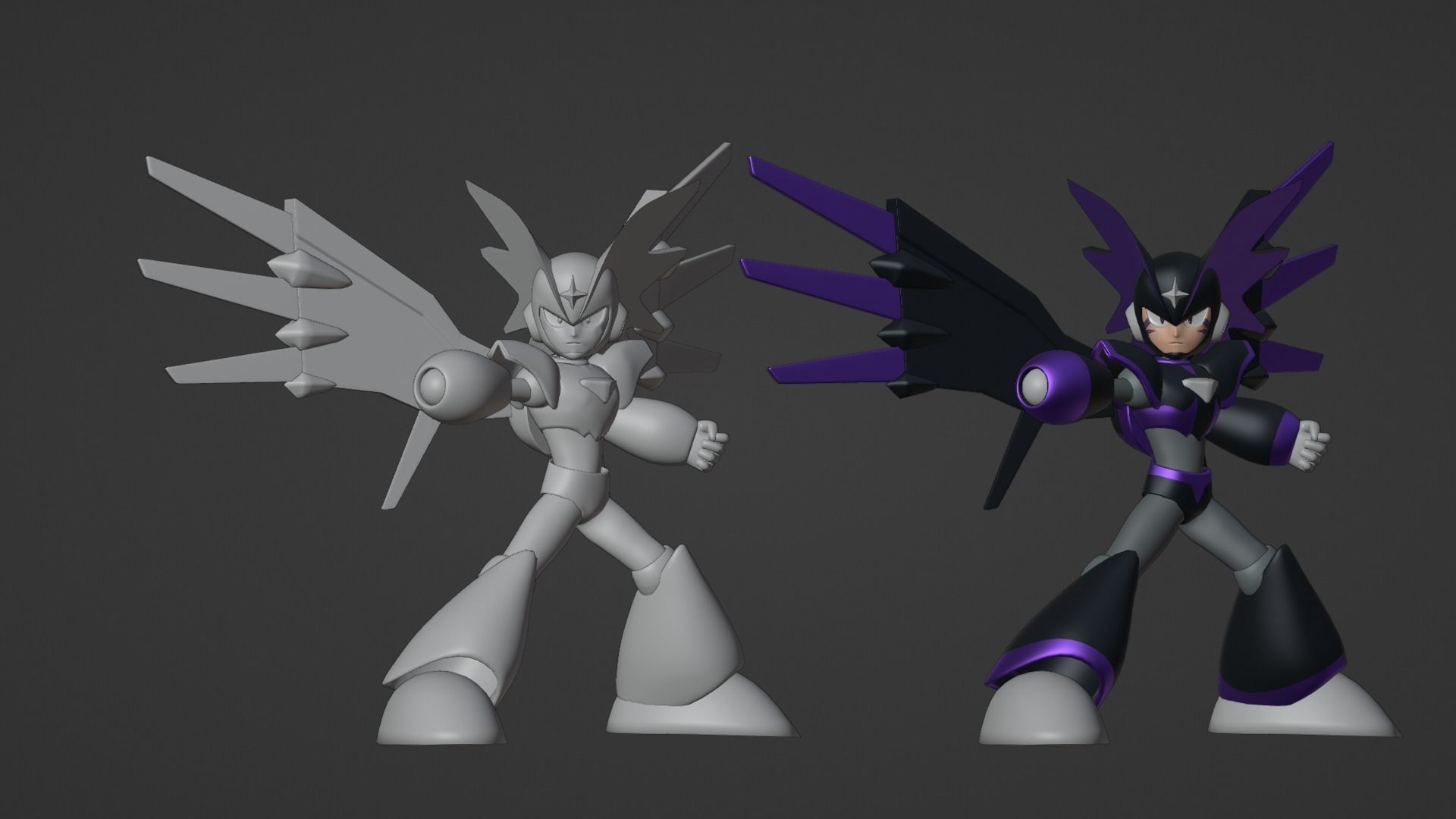 Super Bass - Megaman 3D model_18