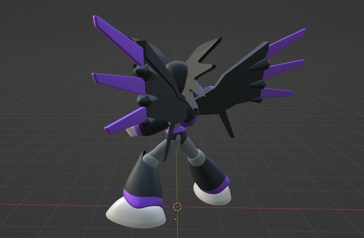 Super Bass - Megaman 3D model_6