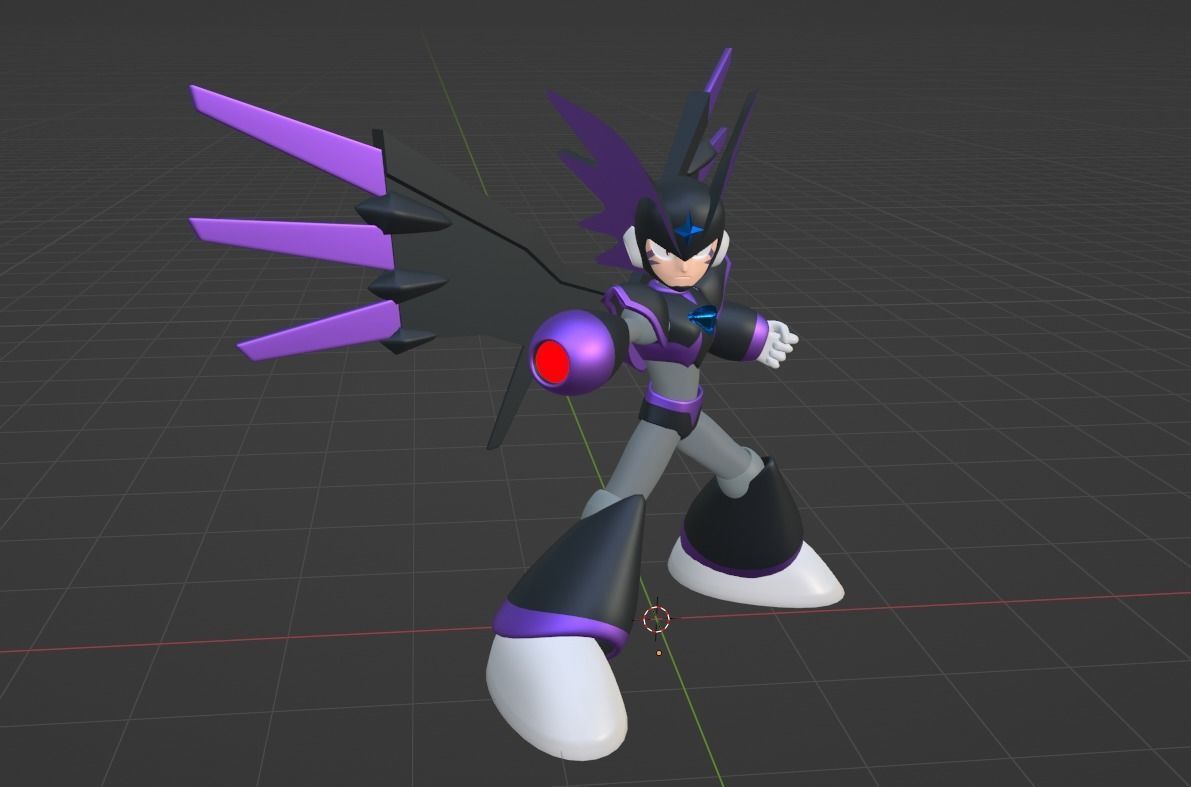 Super Bass - Megaman 3D model_7