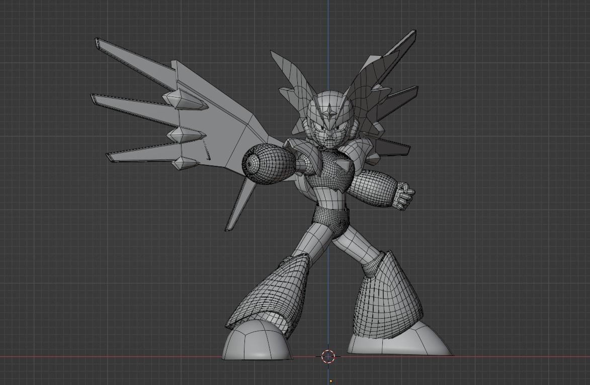 Super Bass - Megaman 3D model_9