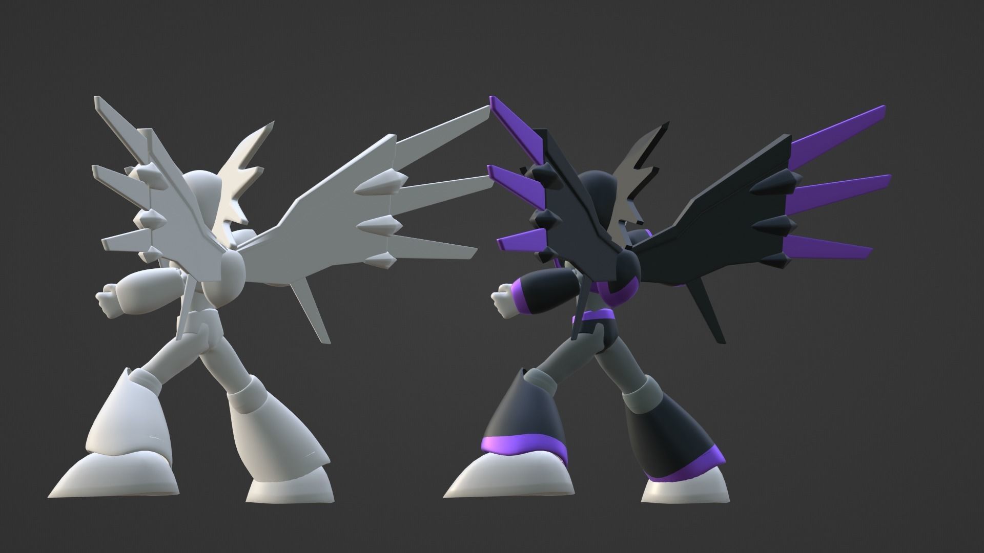 Super Bass - Megaman 3D model_17