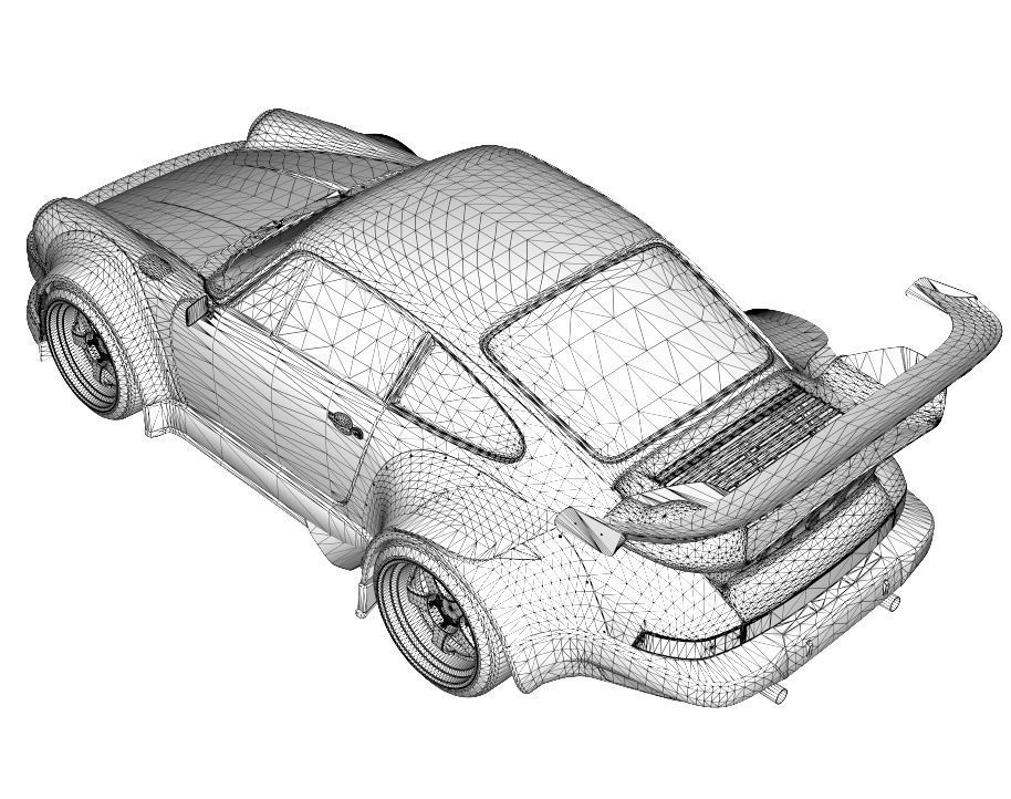 Porsche 911 RWB 3D model_9