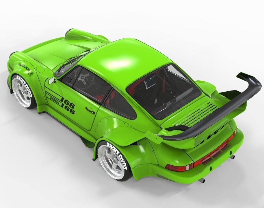 Porsche 911 RWB 3D model_5