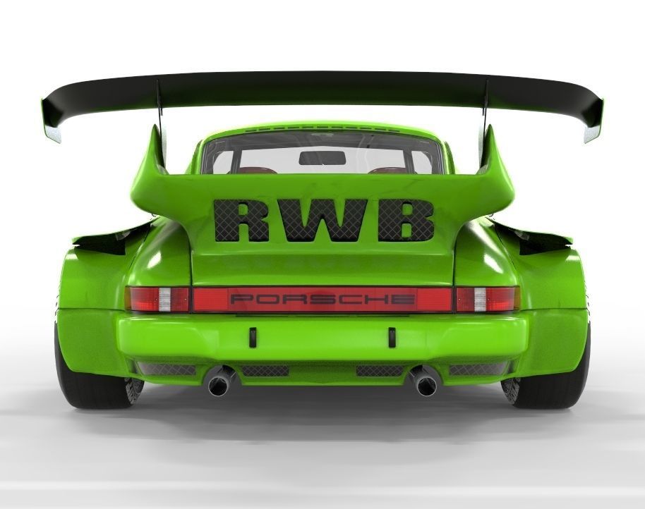 Porsche 911 RWB 3D model_3