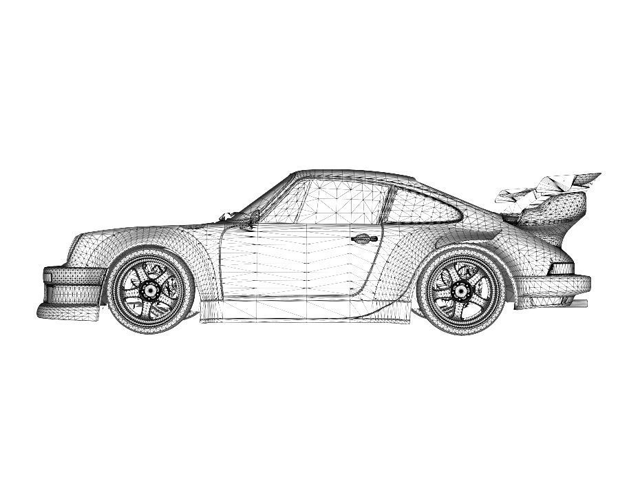 Porsche 911 RWB 3D model_13