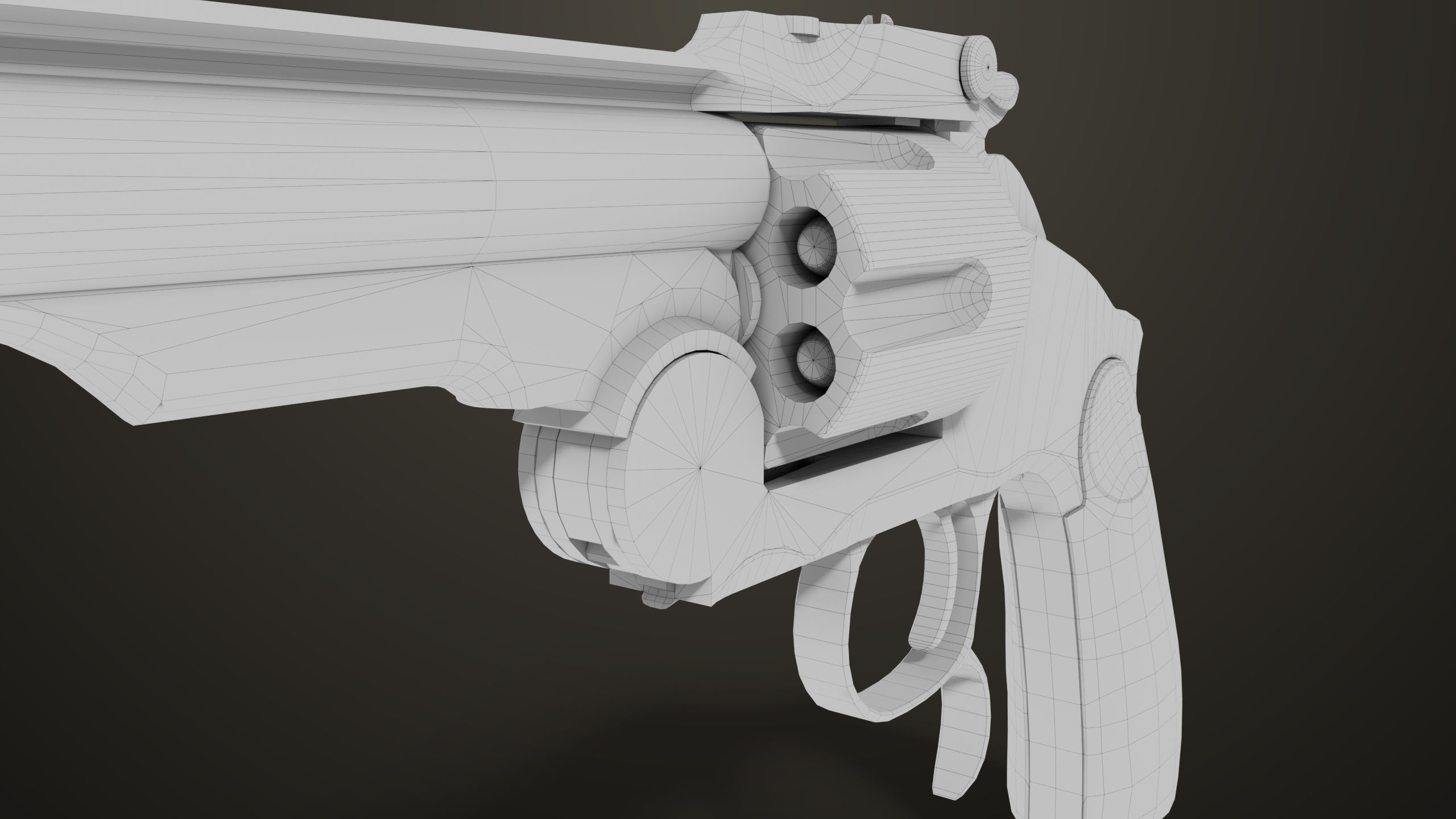 Aesthetic Revolver 02 Generic  All PBR Unity UE Textures Low-poly 3D model_27