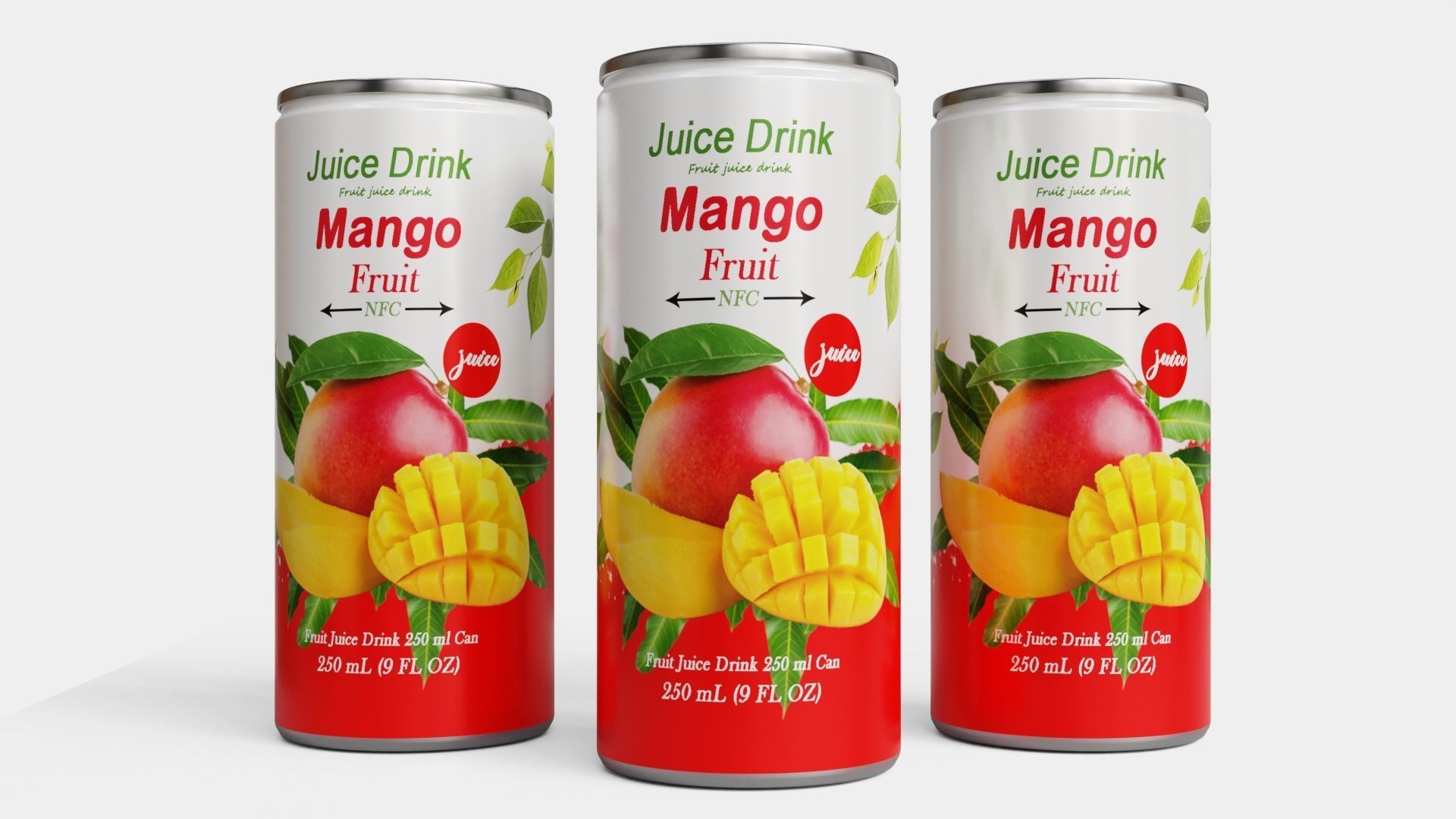 Fruit Juice Drink 3D Model Collection_1