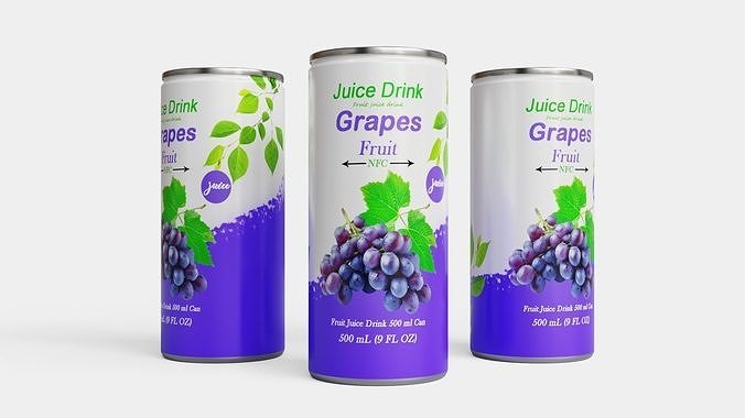 Fruit Juice Drink 3D Model Pack 5