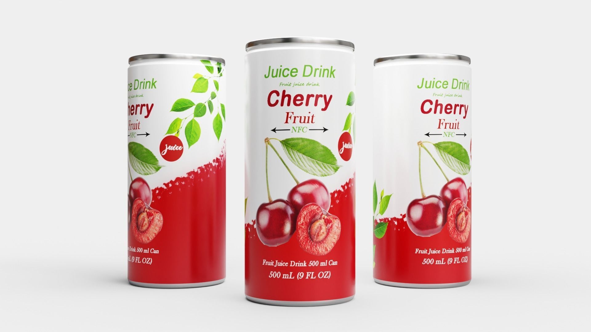 Fruit Juice Drink 3D Model Collection_2