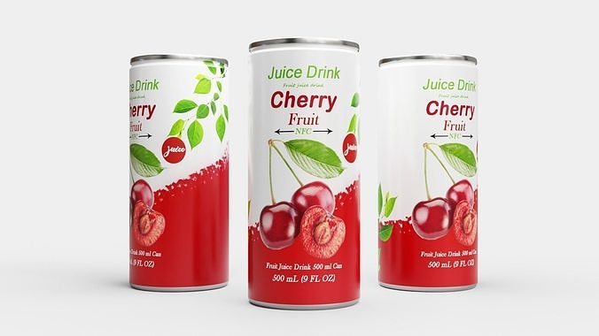 Fruit Juice Drink 3D Model Pack 3