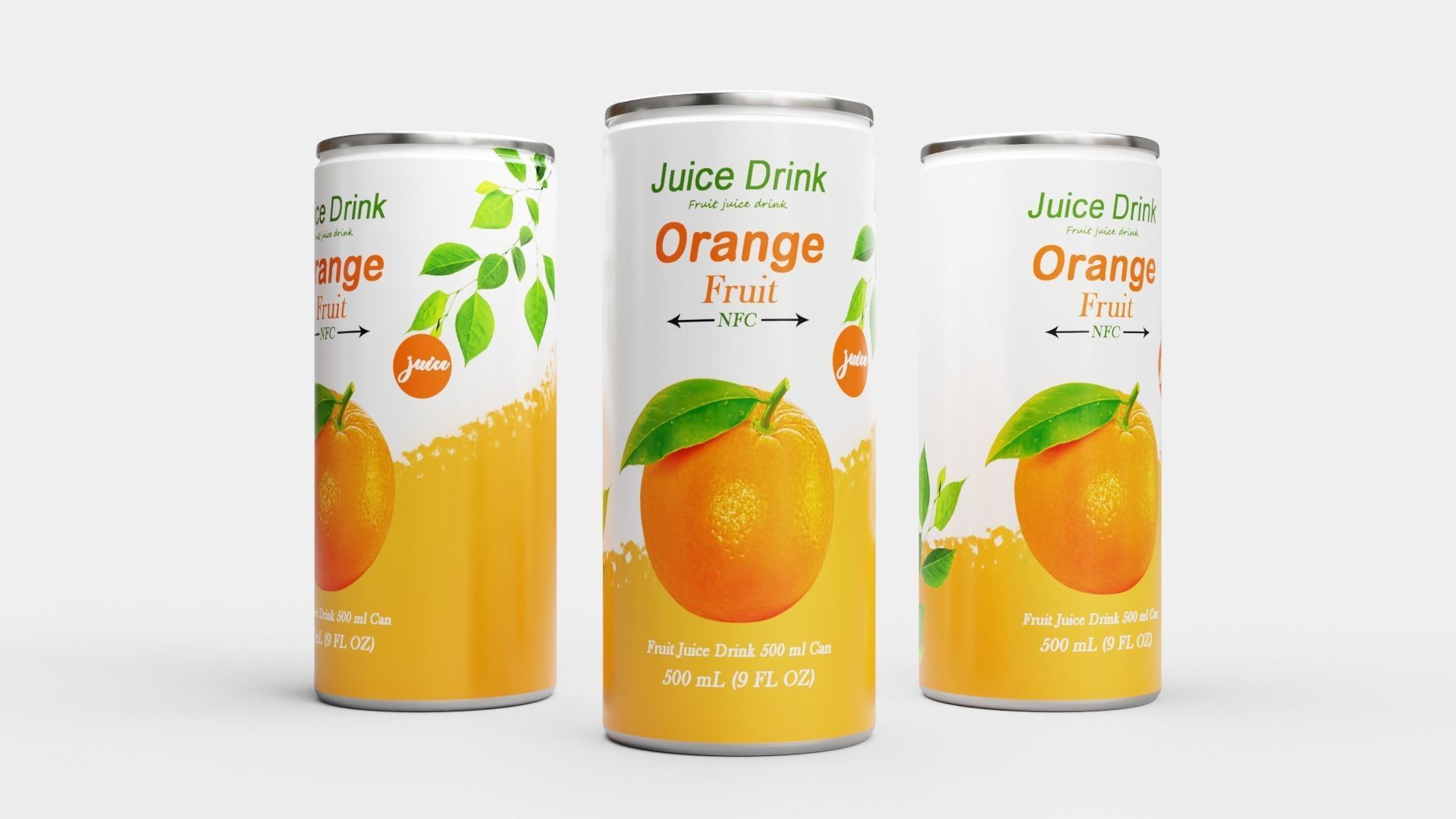 Fruit Juice Drink 3D Model Collection_7