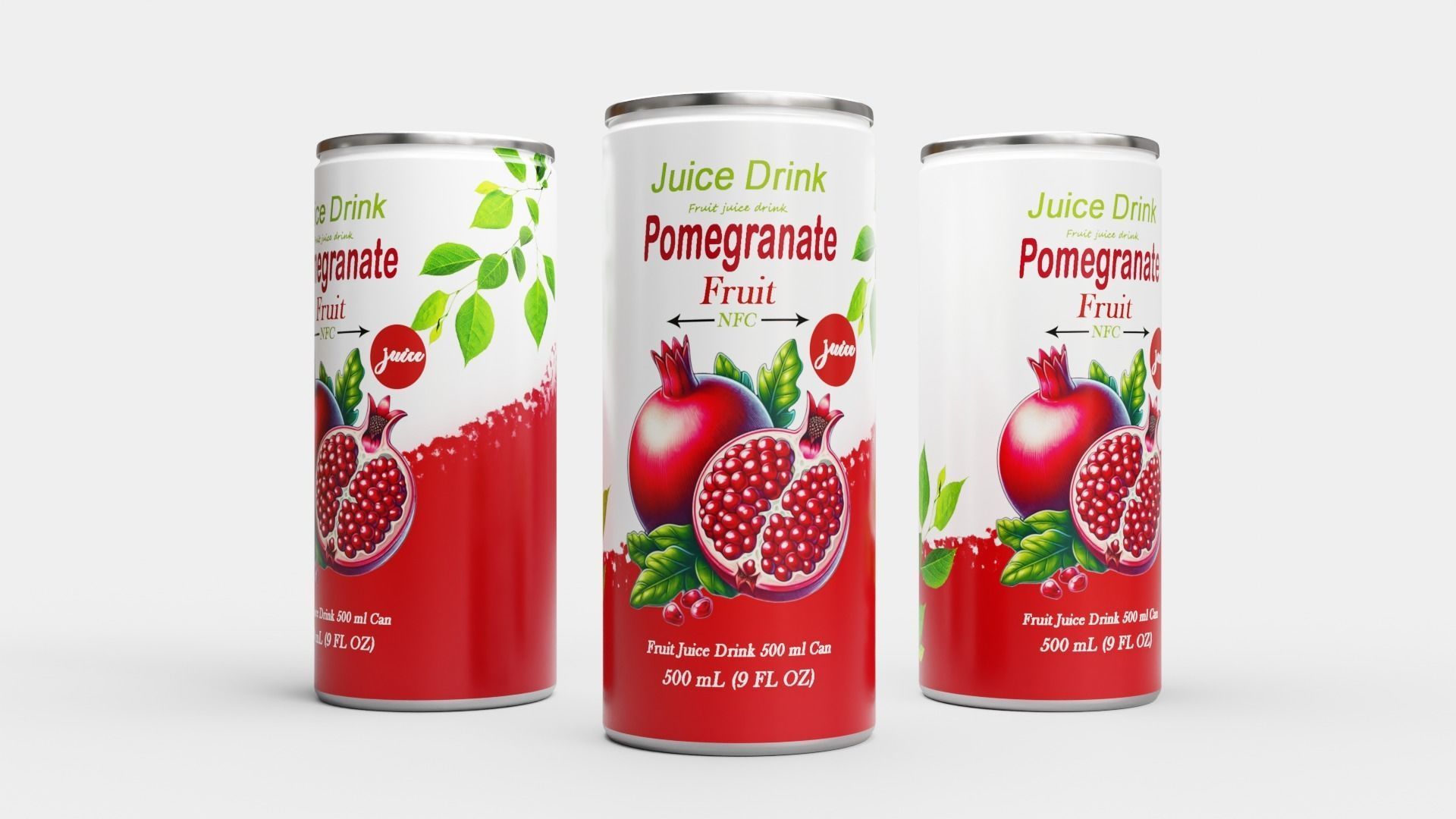 Fruit Juice Drink 3D Model Collection_3
