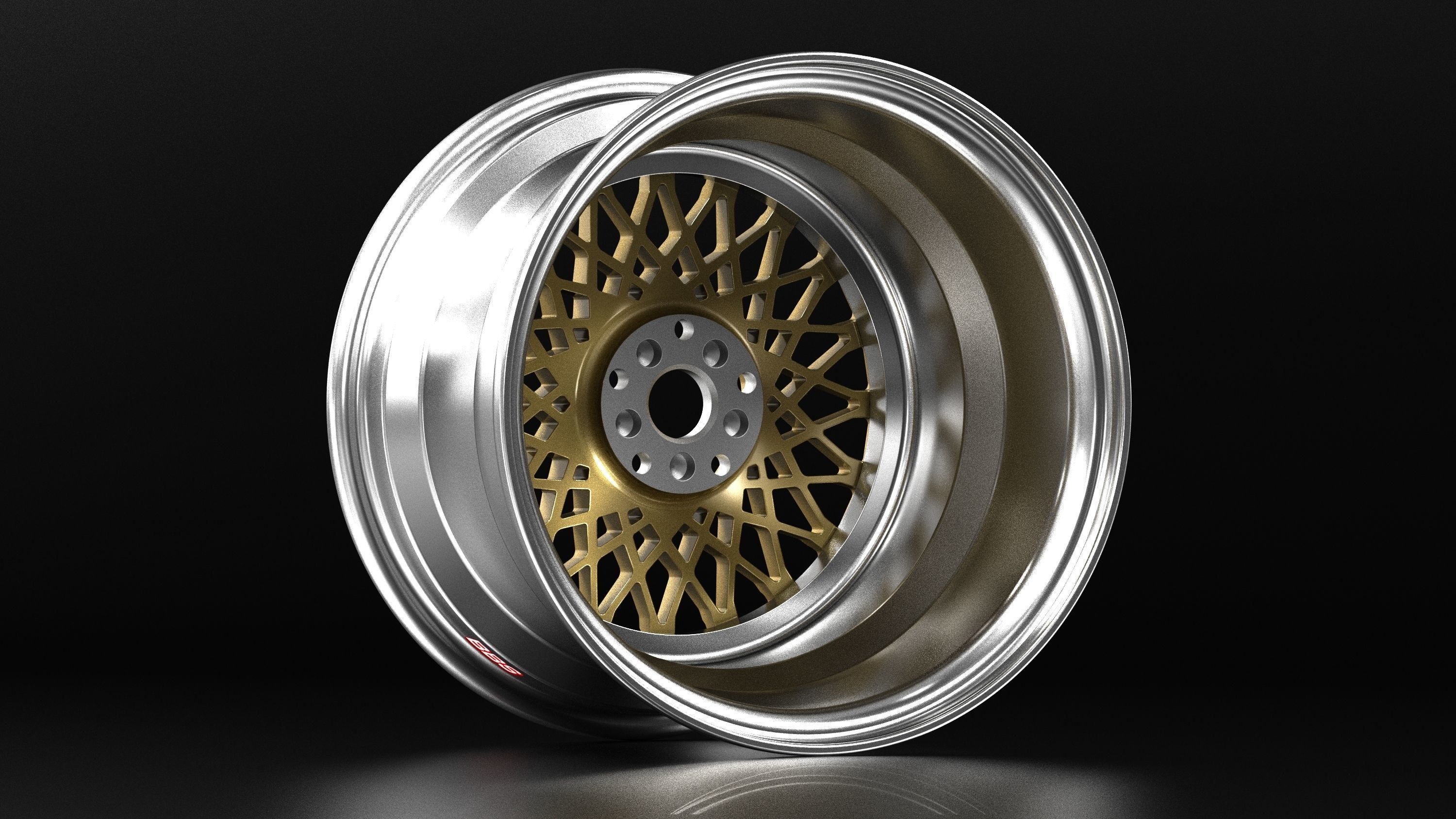 BBS E55 Racing 3D model_12