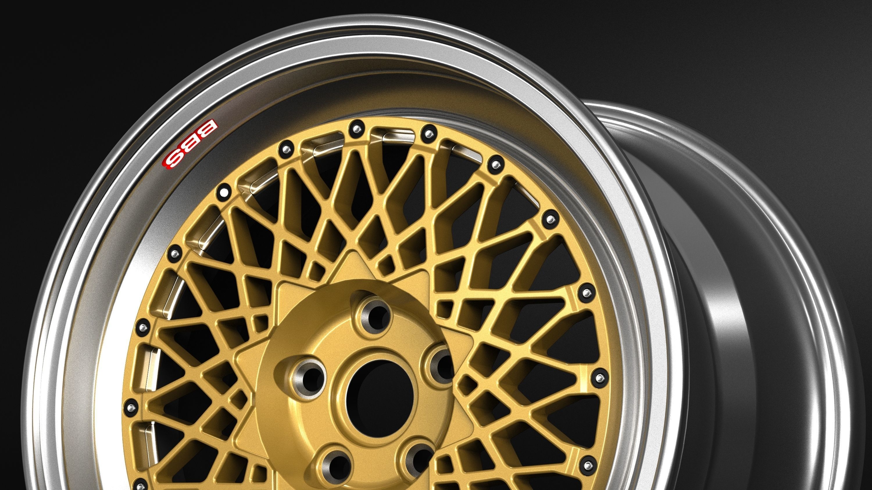 BBS E55 Racing 3D model_11