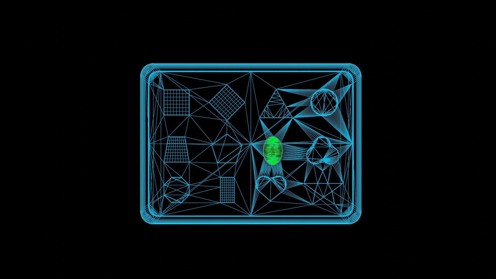 Toy shape sorter Low-poly 3D model_4