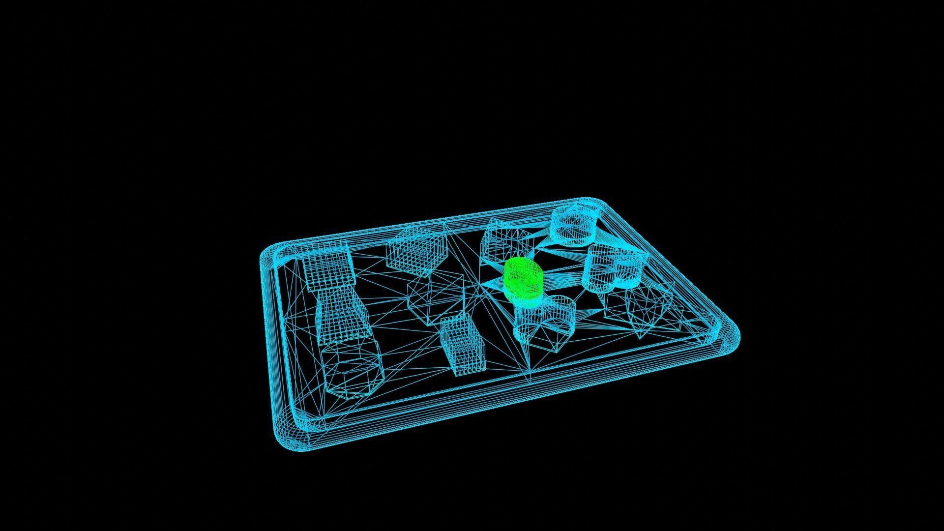 Toy shape sorter Low-poly 3D model_7