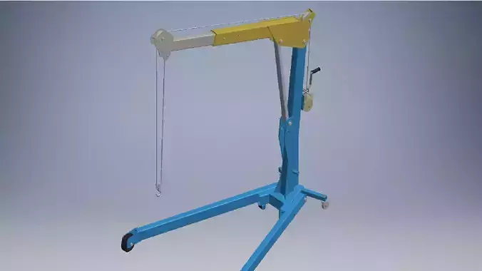 workshop lift assembly 3d model
