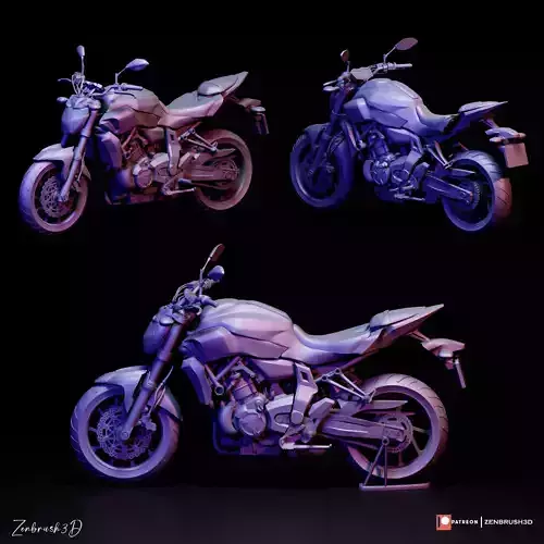 YAMAHA MT-07 - FZ-07 3D PRINTING 3D print model