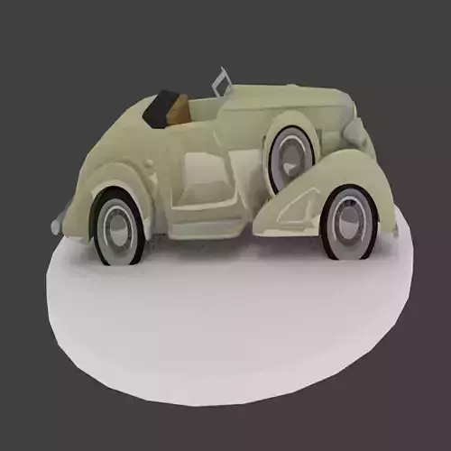 Chrysler Imperial Low-poly 3D model