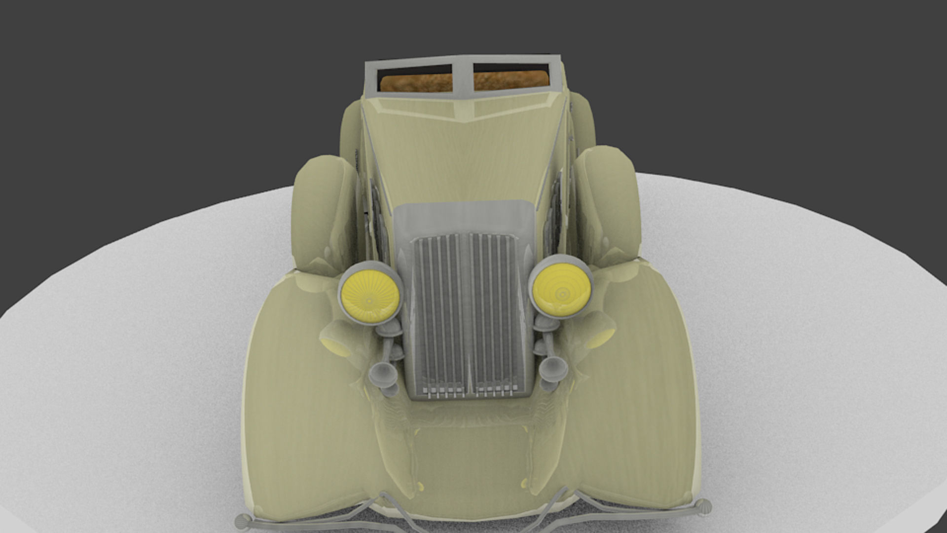 Chrysler Imperial Low-poly 3D model_3