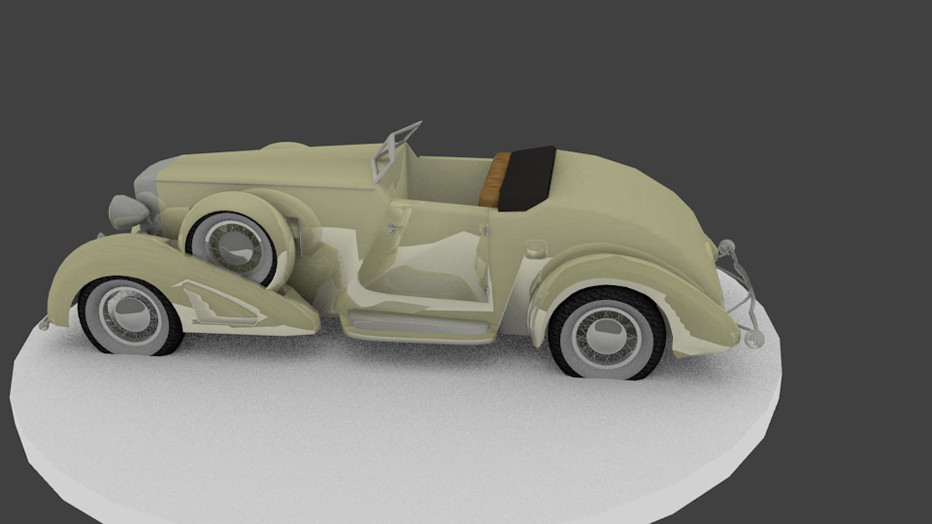 Chrysler Imperial Low-poly 3D model_1