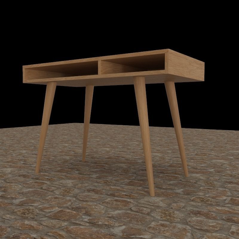 table-desk Modeling Free 3D model_1